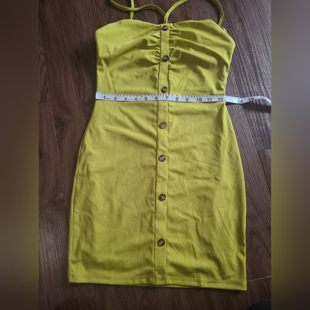 Women's dress color lemon - Picture 4 of 9